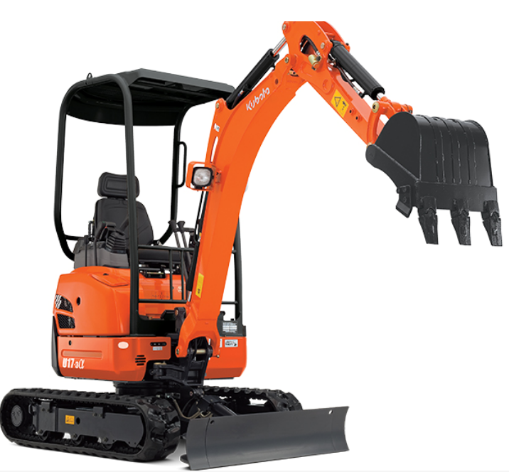 Mini-pelle Kubota U17.3a version Canopy