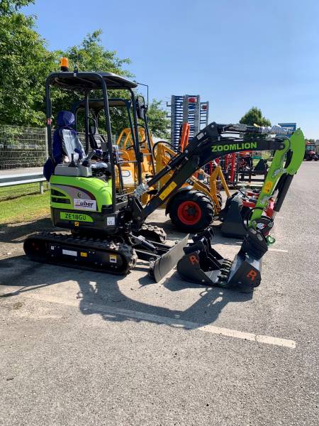 Magasin de motoculture revendeur de mini-pelle de marque zoomlion ZE 18 GU en NORMANDIE