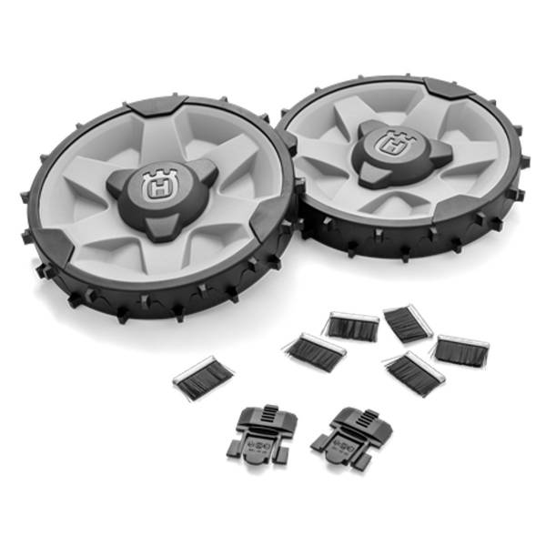 Kit de roues terrain déformé de la marque Husqvarna pour robot tondeuse 310 et 315